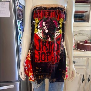 Janis Joplin Custom Tube Top Size Large